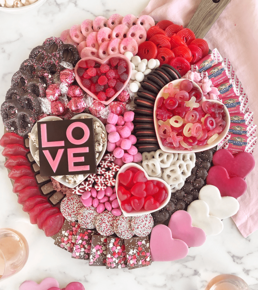 valentine's day candy board