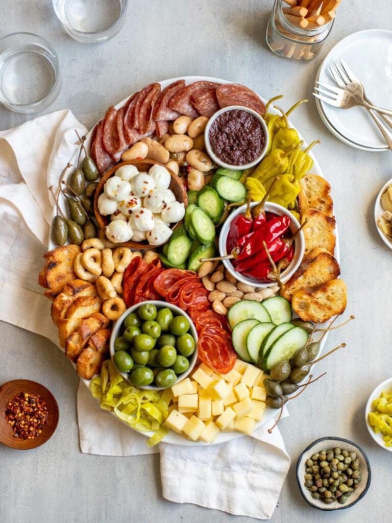 Italian cheese board