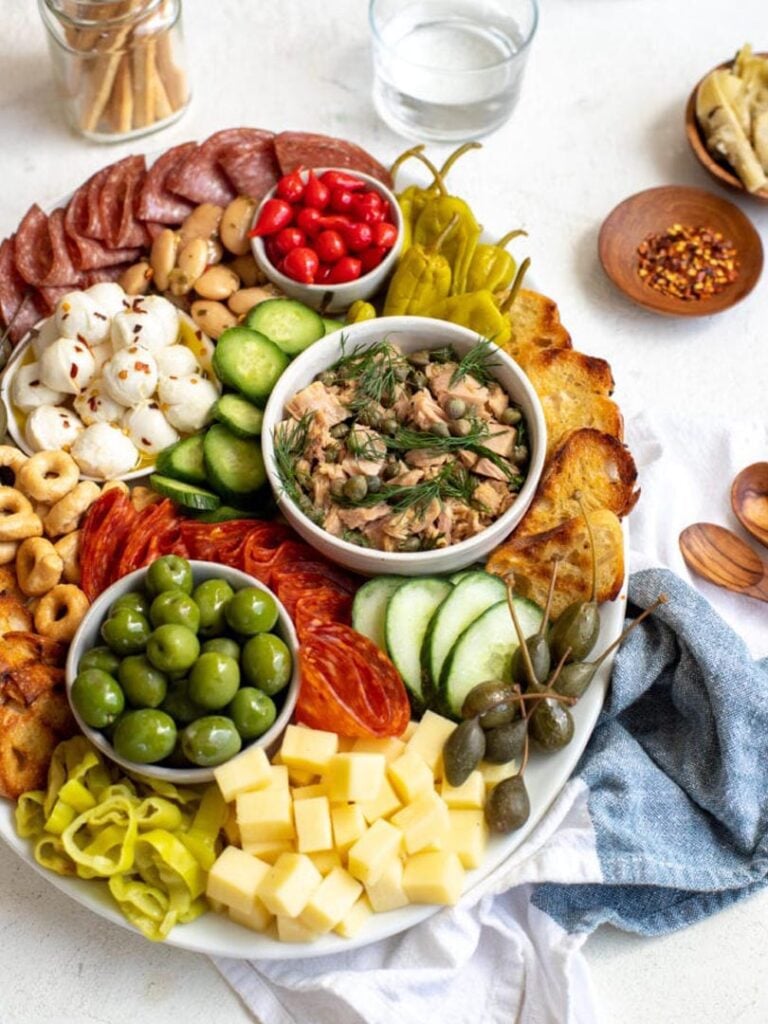 italian antipasti board