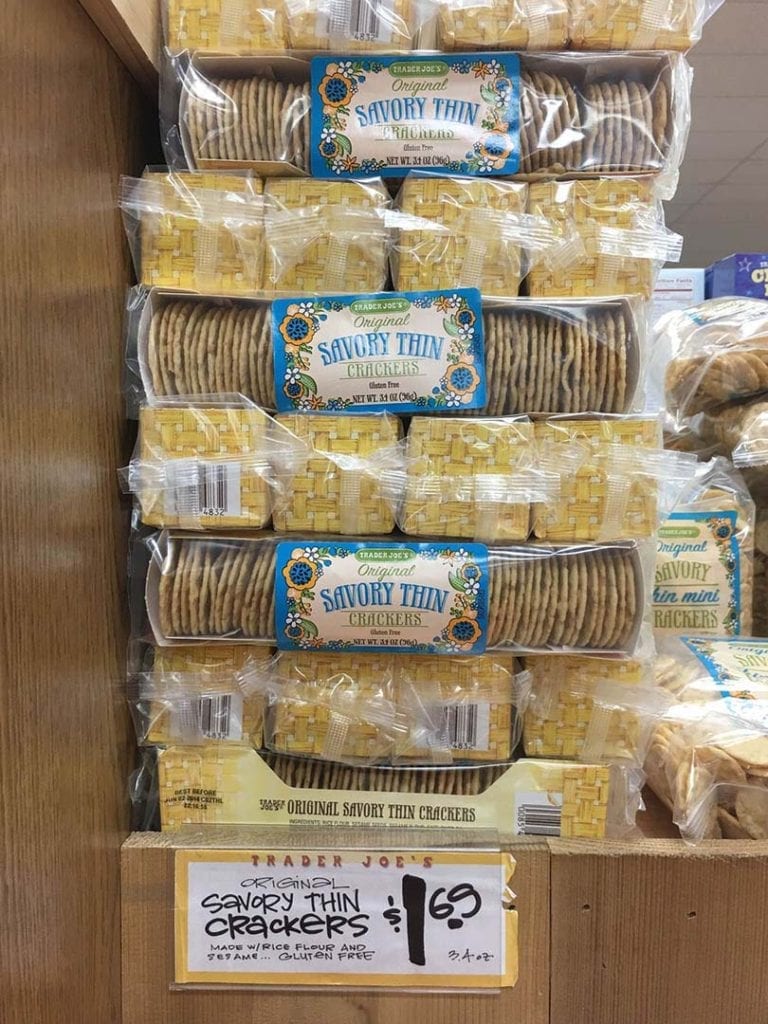 trader joes crackers gluten free