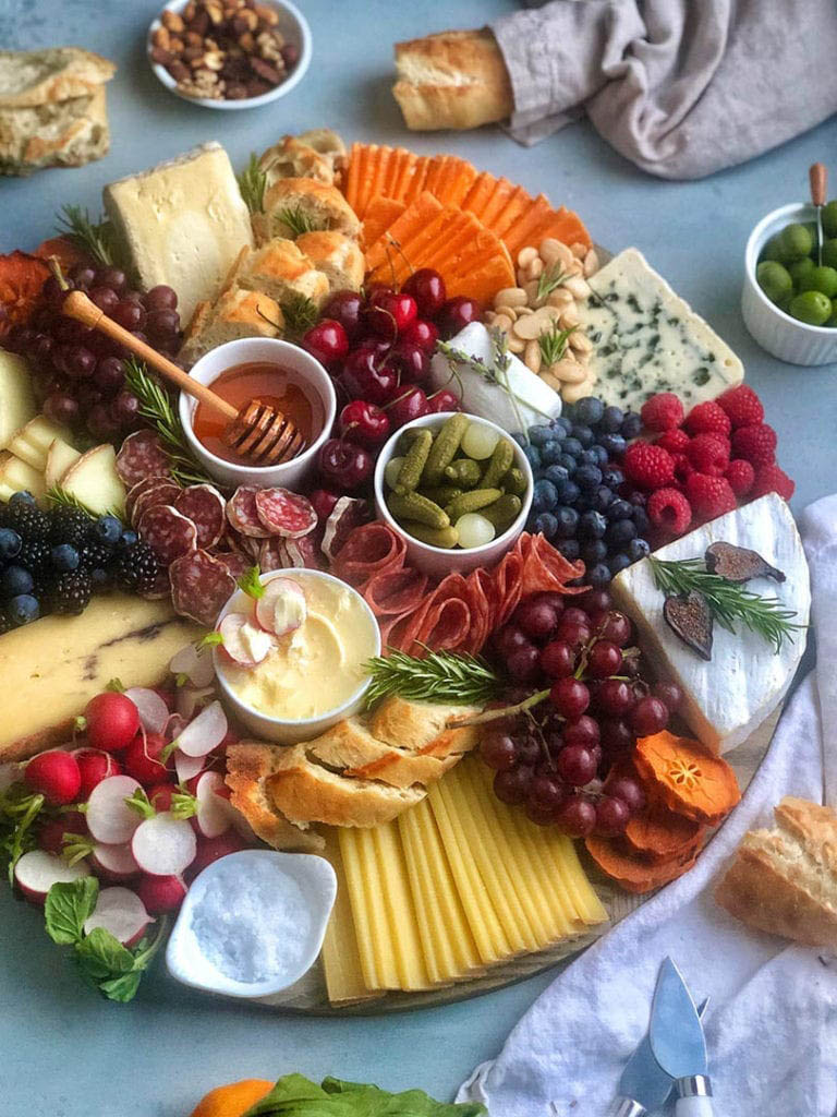 french cheese board comte