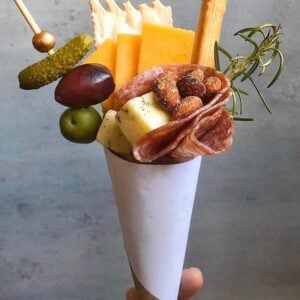 charcuterie Cones small cheese plate