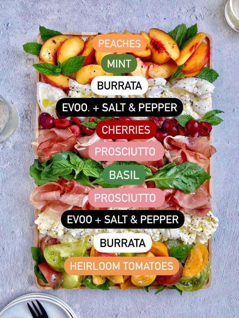 prosciutto peach burrata