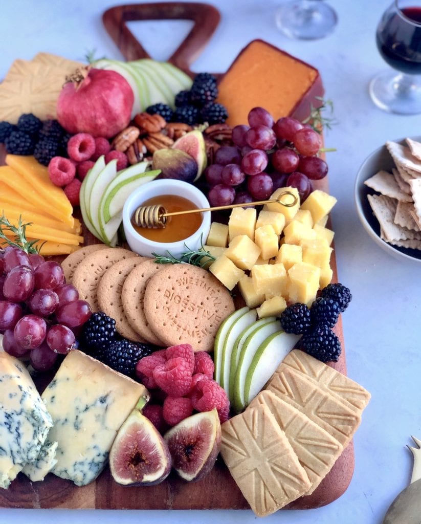 king charles coronation cheese platter