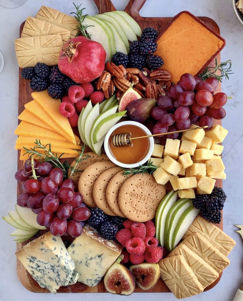 english cheddar cheese board