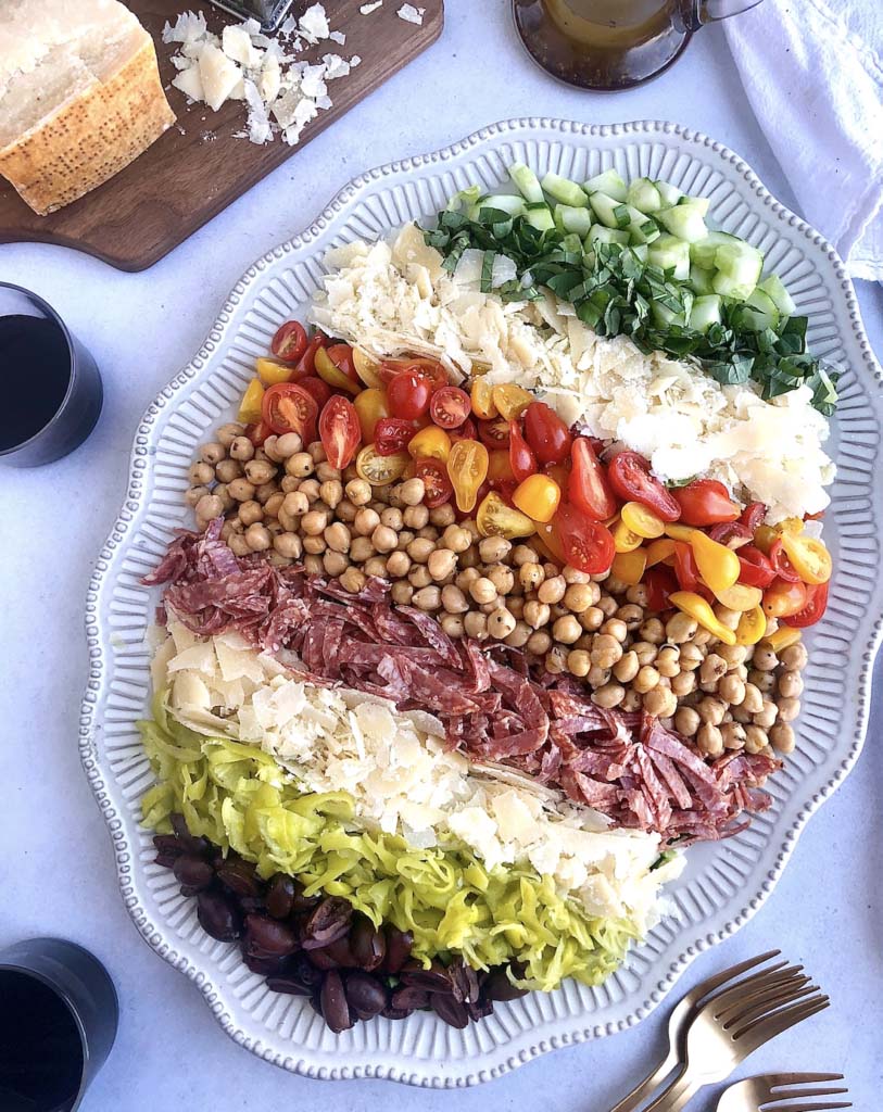 what's in an italian chopped salad