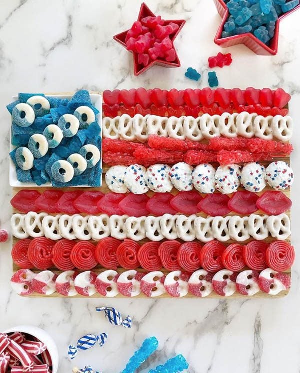 4th of july flag dessert