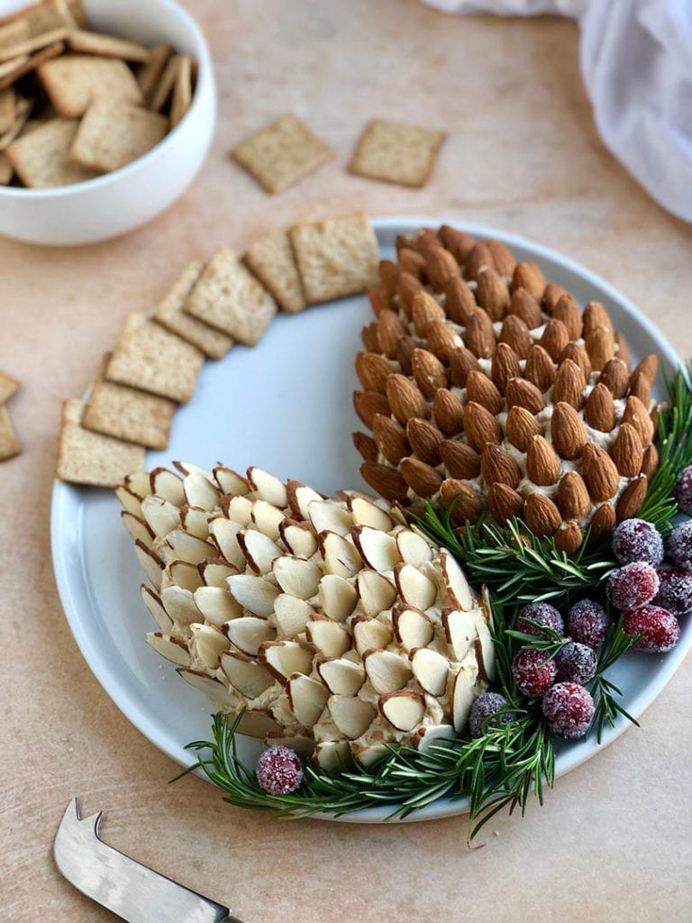 Cheese Ball with almonds