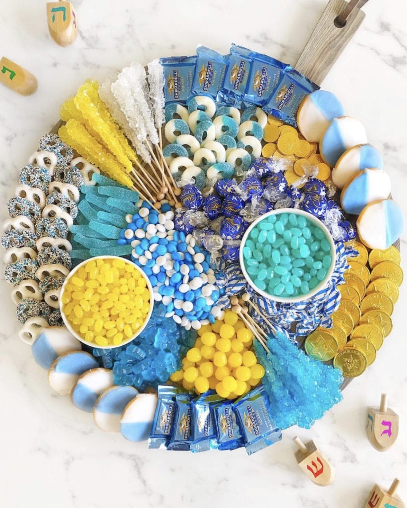hanukkah dessert board