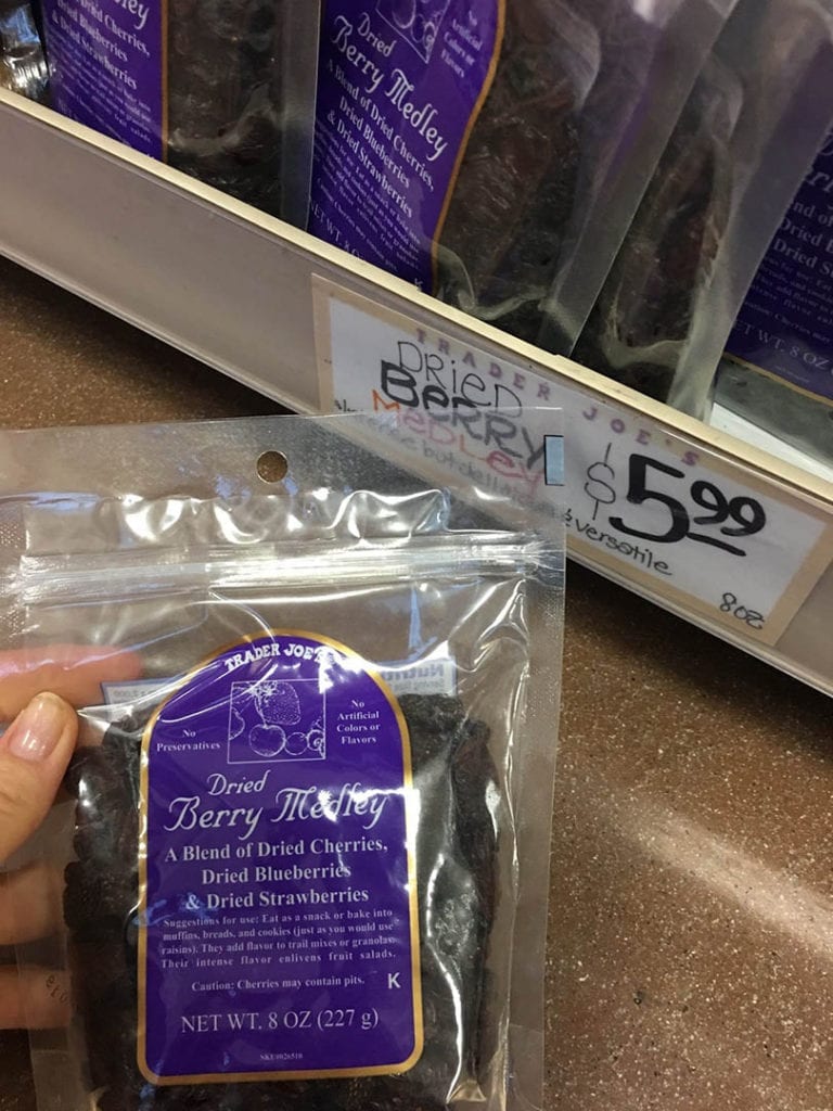 Trader Joe's Dried Berry Medley