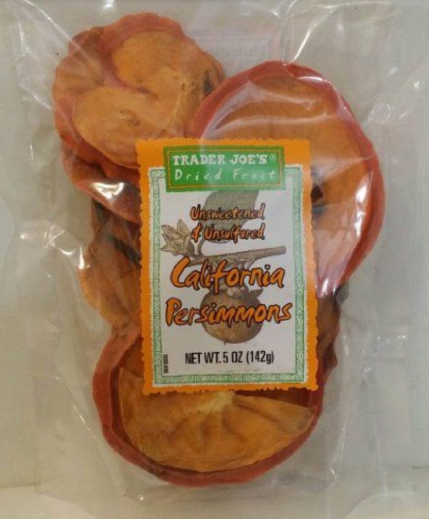 trader joes dried persimmons