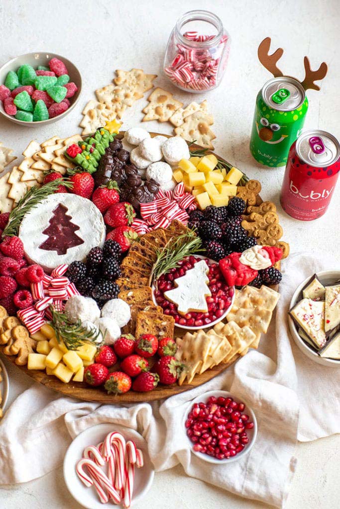 Christmas cheese board