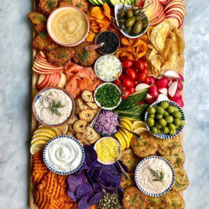 latke toppings board