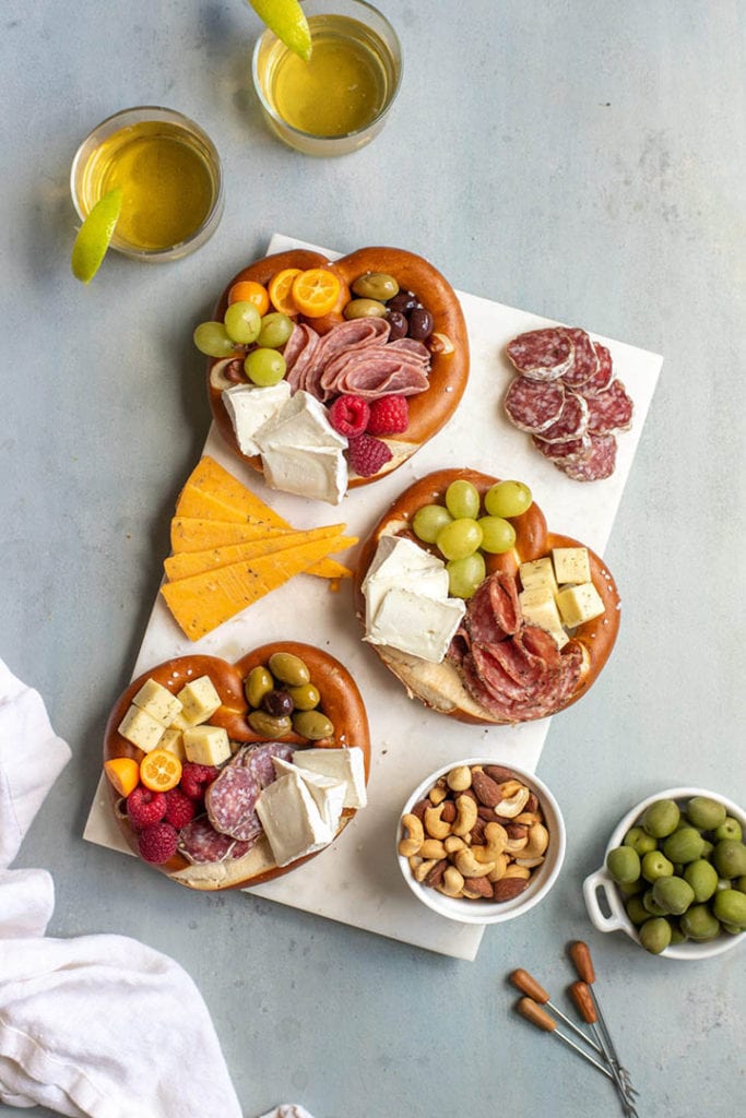 what to serve with soft pretzels