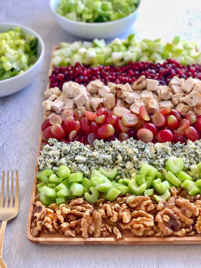 deconstructed waldorf salad