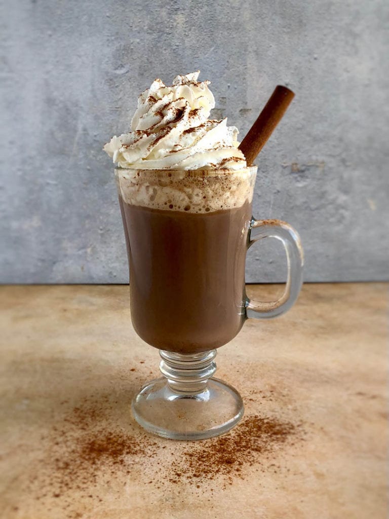 hot chocolate cocktail