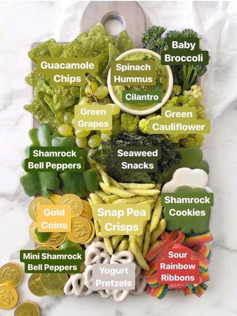 green food for st patrick's day appetizers
