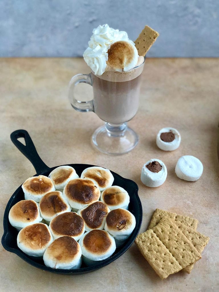 hot chocolate with marshmallows