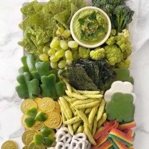 st patrick's day snack board