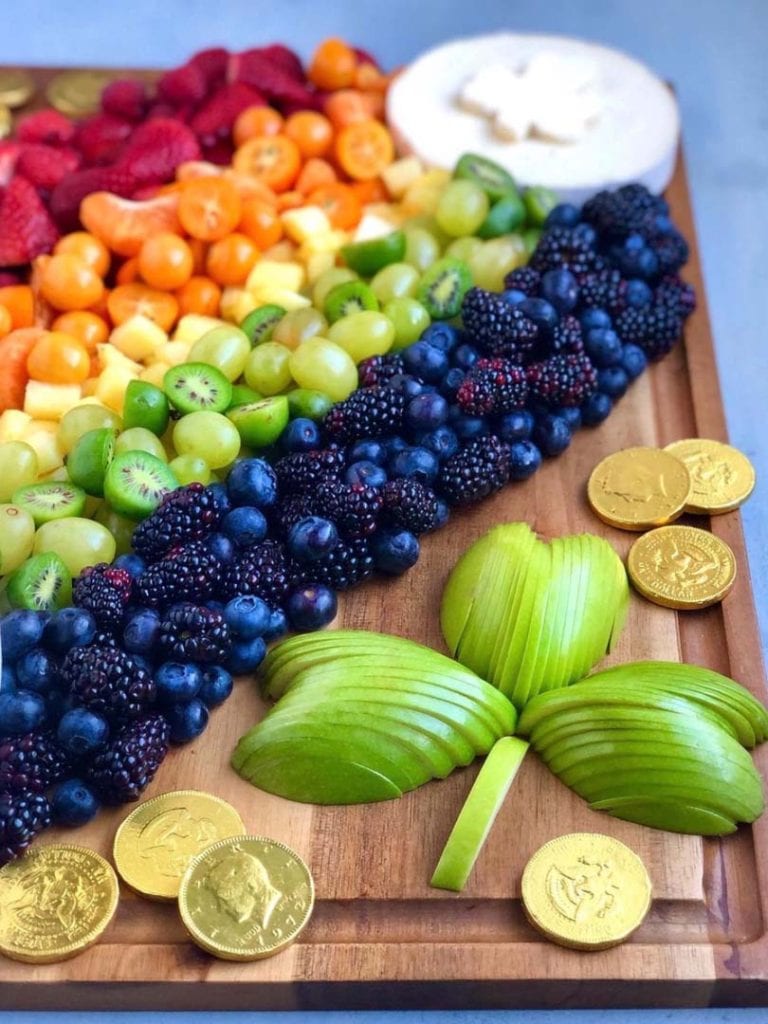 st patricks day fruit salad
