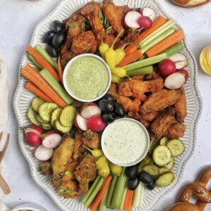 super bowl wings board