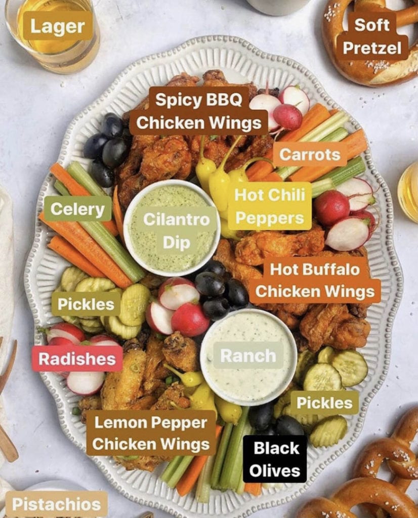super bowl charcuterie board