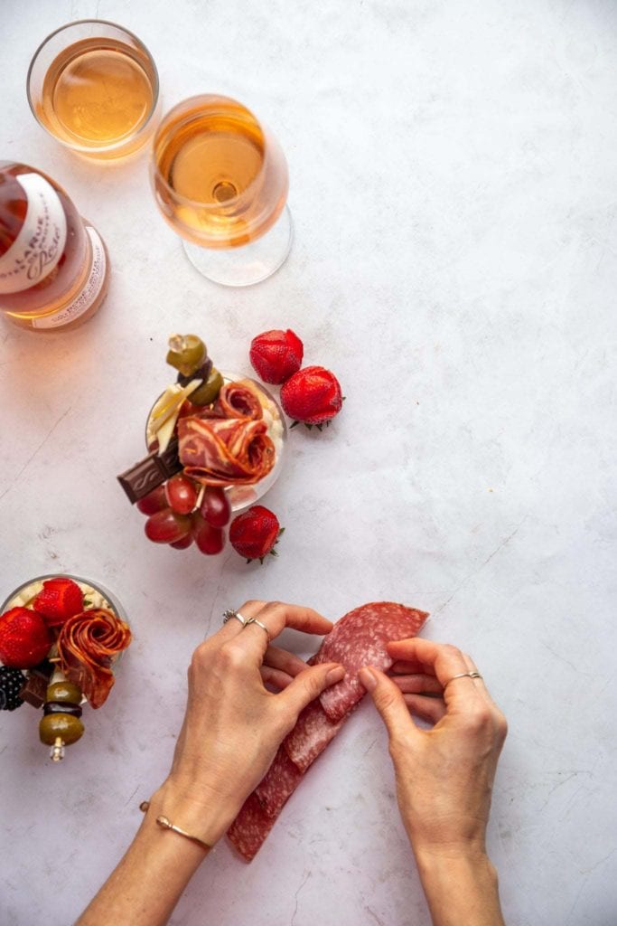 how to salami flower