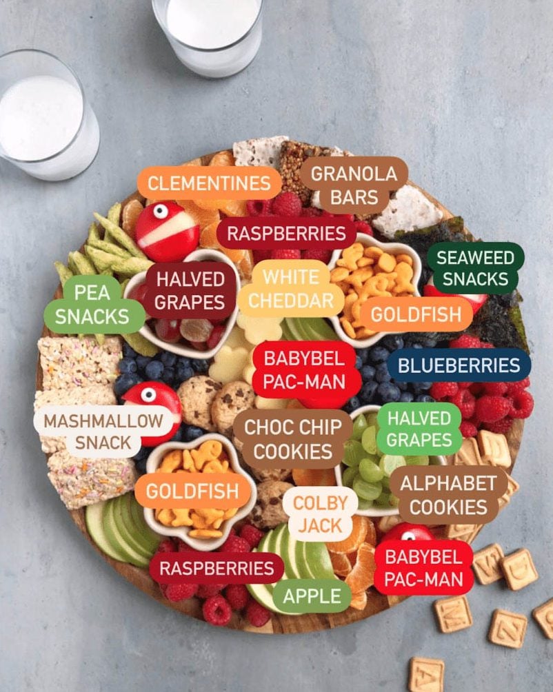 kids snack board