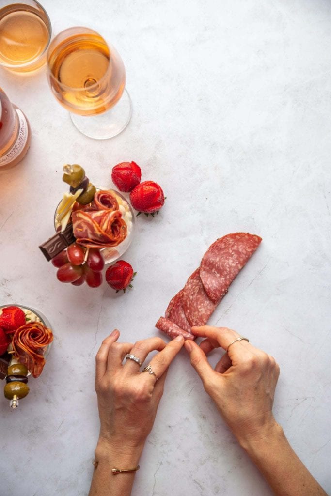salami rose instructions