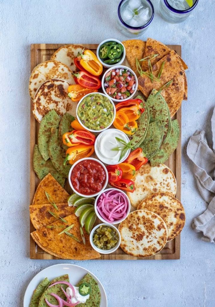 cheese quesadilla toppings 