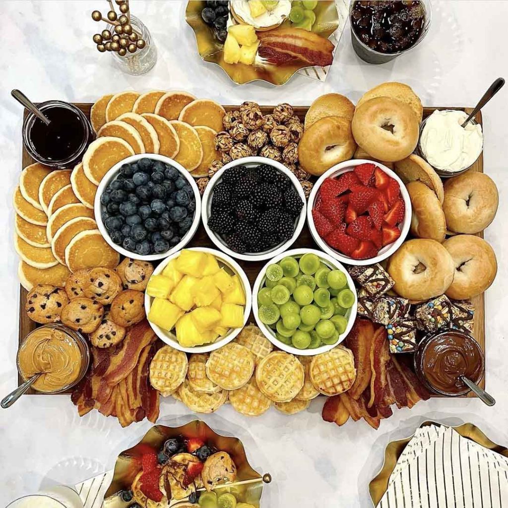 olympic themed party rings food
