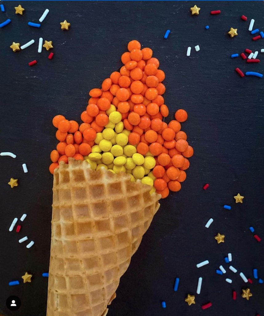 olympic themed party torch food