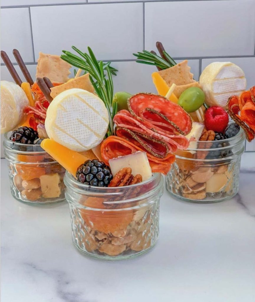 jarcuterie for one brie bite