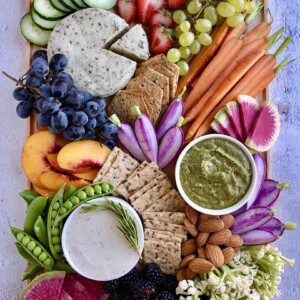 vegan charcuterie board