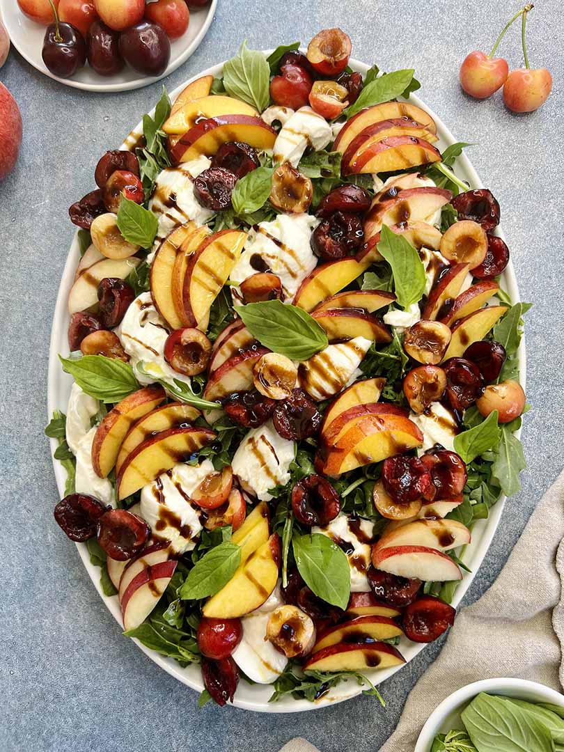 burrata summer salad recipe