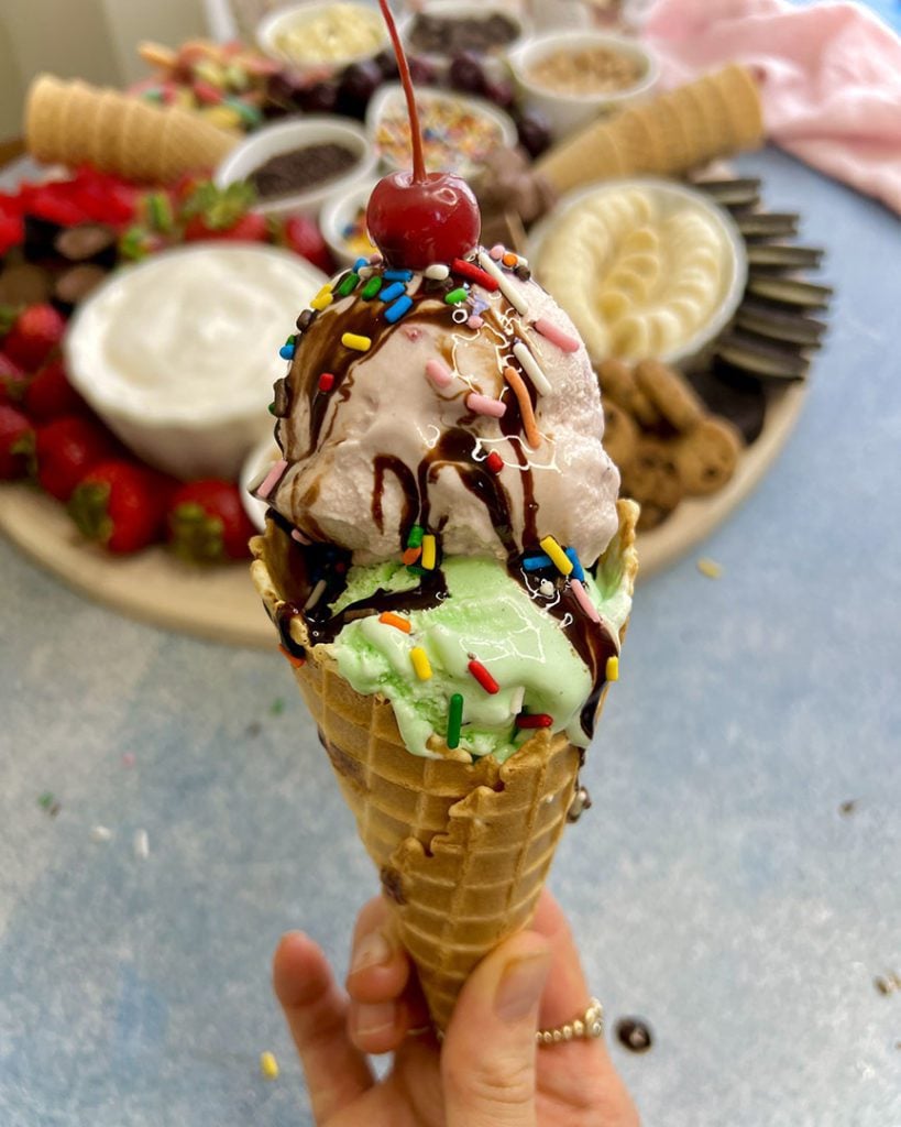 diy ice cream sundae bar