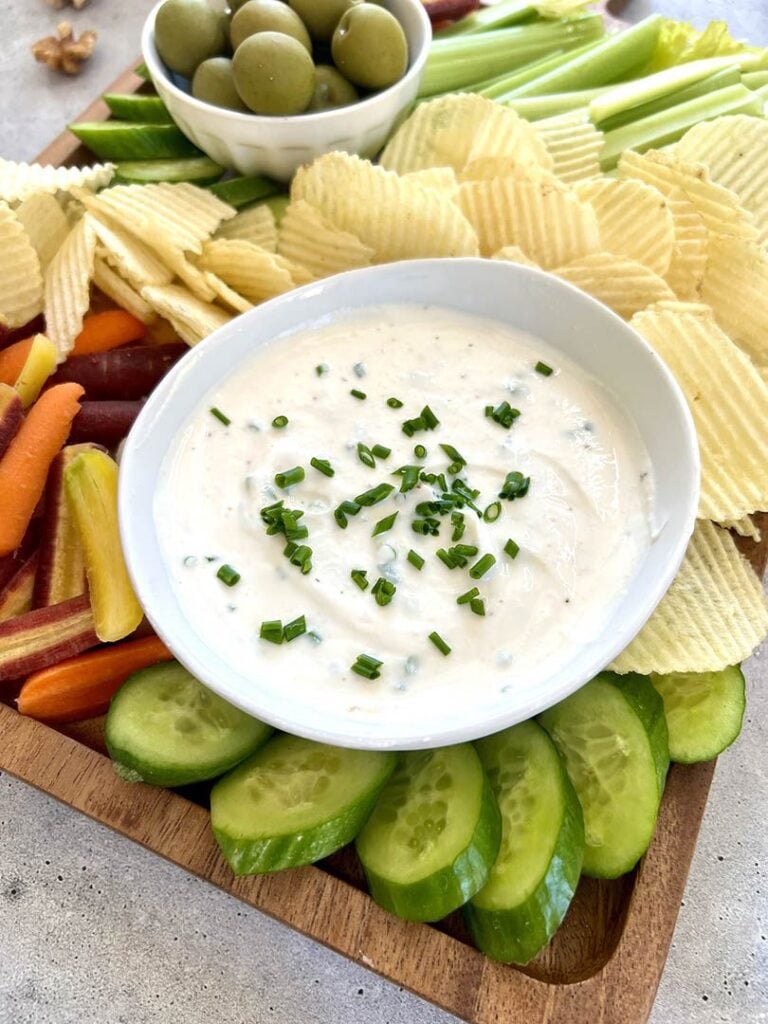 greek yogurt dip for veggies