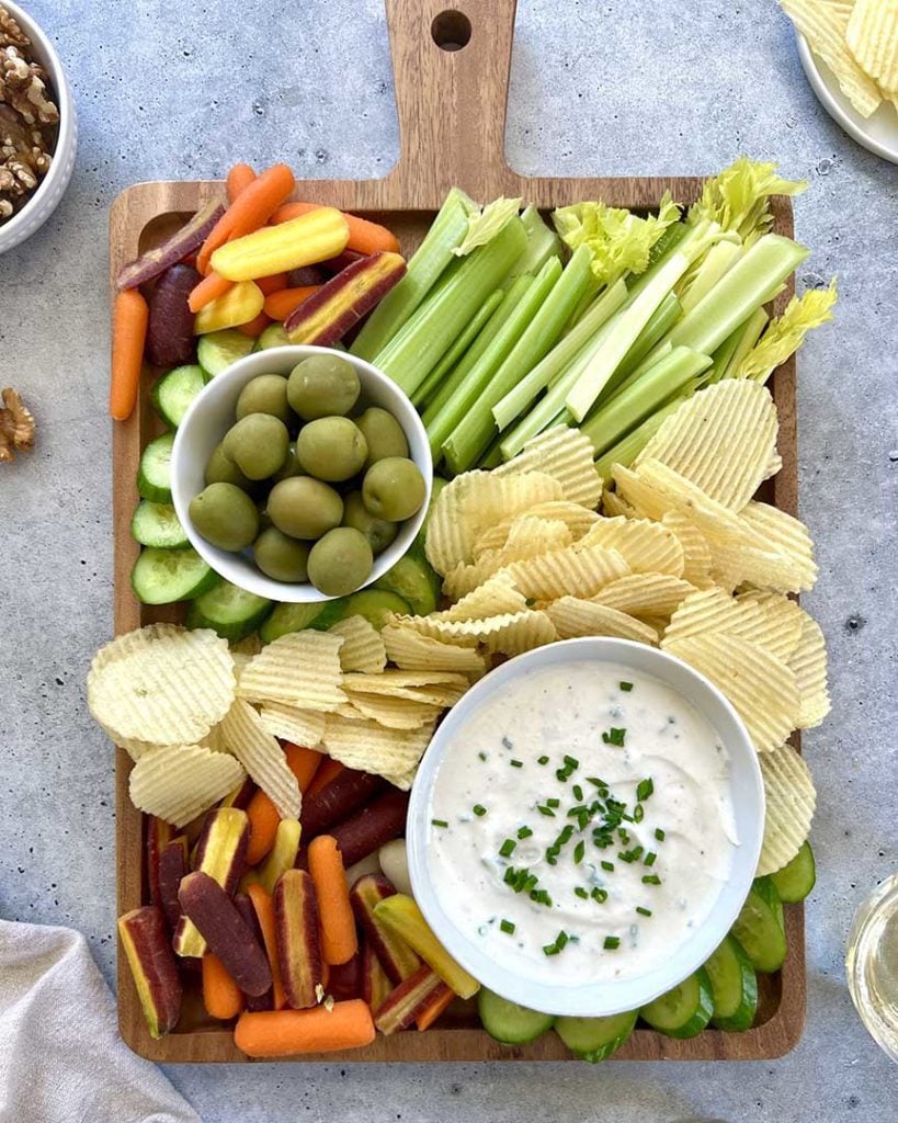 greek yogurt veggie dip