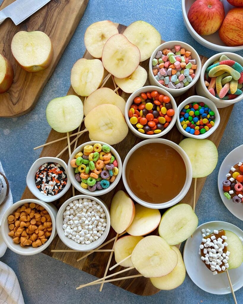 DIY Caramel Apple Bar
