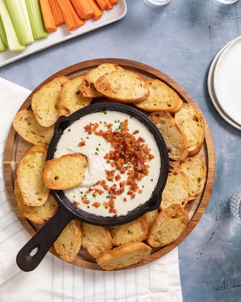 bacon & blue cheese dip