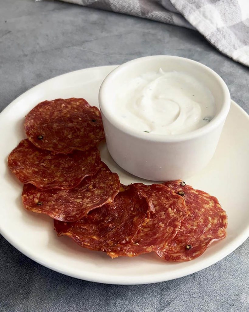 salami chips snack