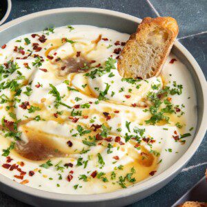 whipped ricotta and honey