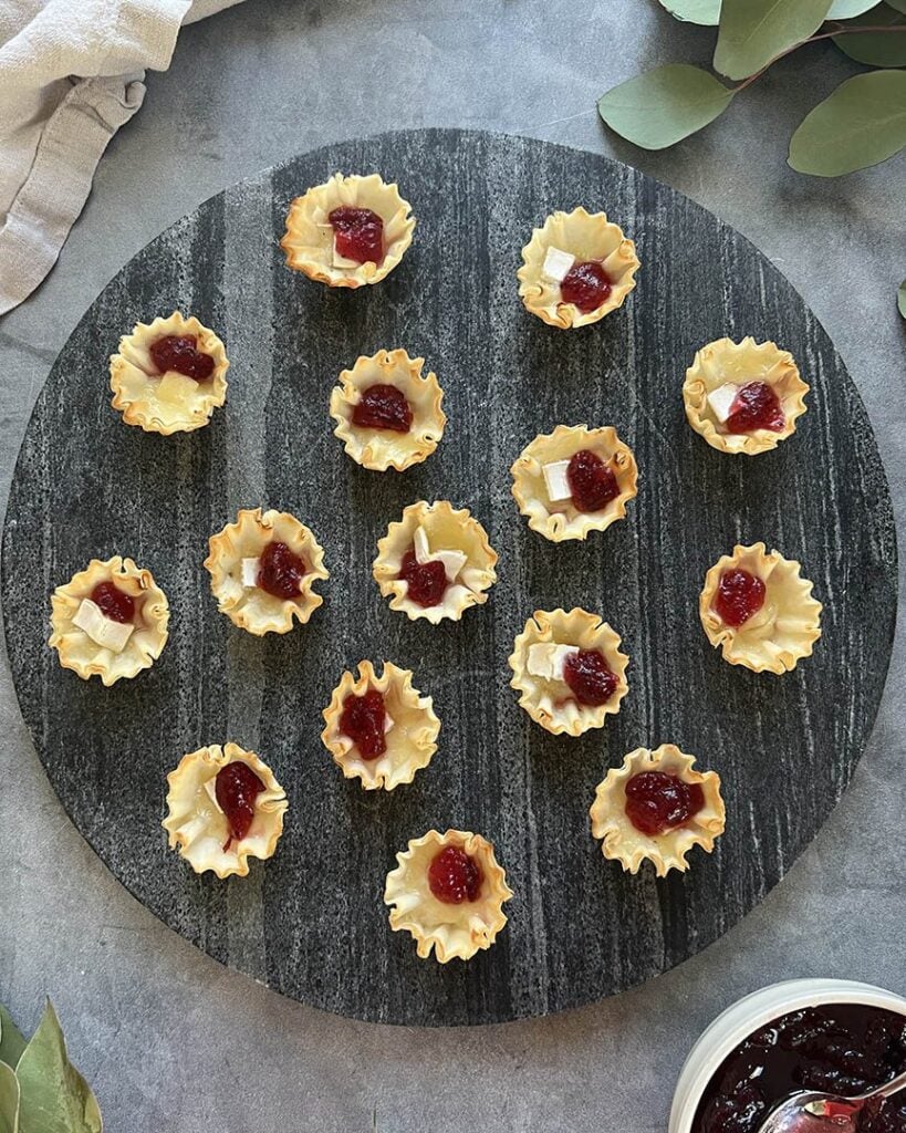 Cranberry Brie Bites
