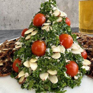 christmas tree cheese ball