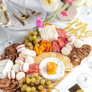 charcuterie board for wedding table
