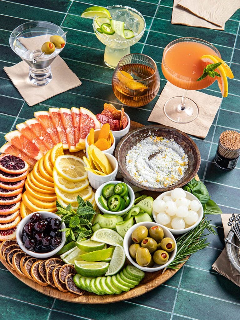 martini garnishes for cocktails