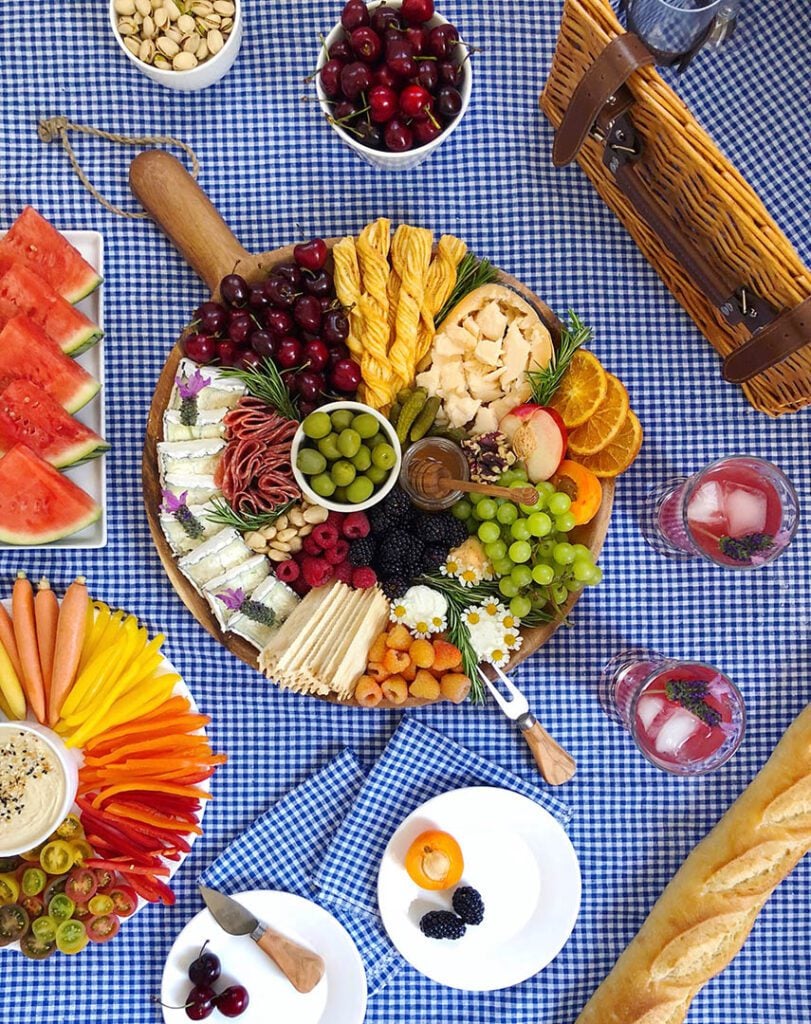 cheese board picnic