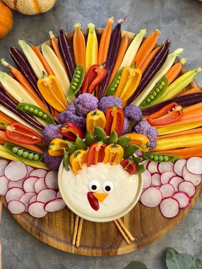 turkey veggie tray step 4