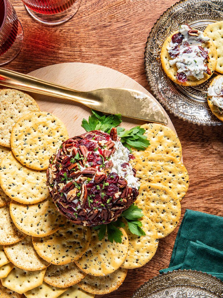 Cranberry Pecan Goat Cheese Ball Recipe