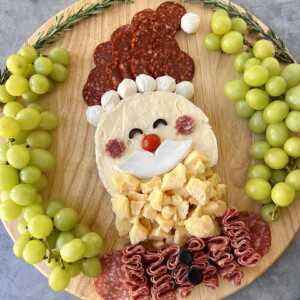 Santa Charcuterie Board